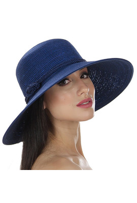 Пляжная шляпа Del Mare с морским узлом синяя - 138-05