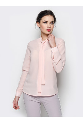 Женская блузка с длинным рукавом 32051/2 пудра 44