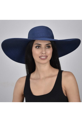 Шляпа широкополая Каролина ярко-синяя ШС-102-11