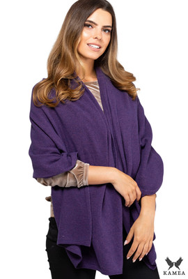 Красивый шерстяной шарф фиолетового цвета 20.857.28