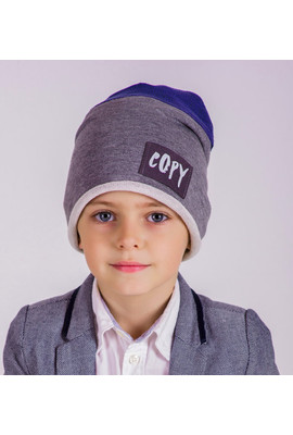 Стильная шапка для мальчика 