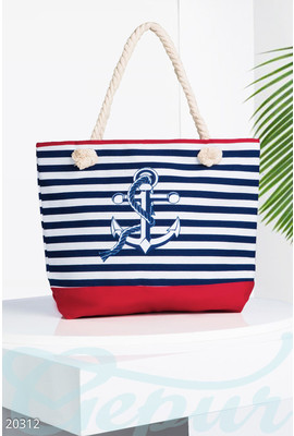 Пляжная сумка в морскую полоску - 20312
