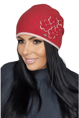 Зимняя шапка Kamea Лорелли (Lorelli) красная 21.052.21